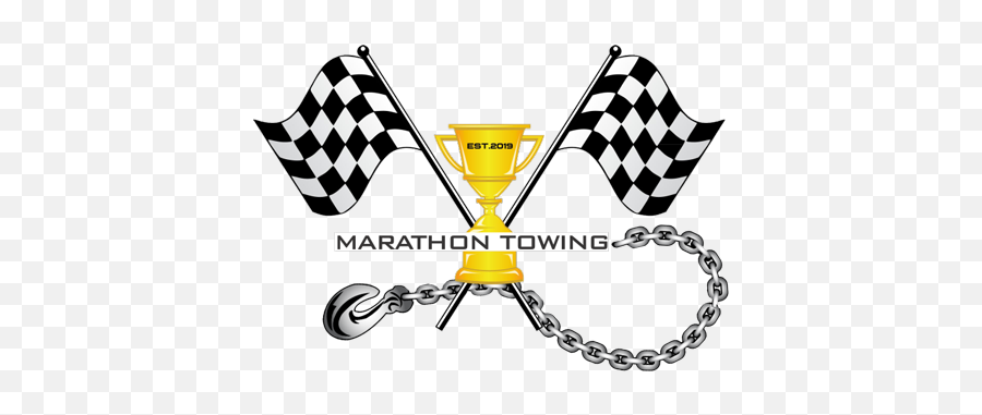 Marathon Towing - Transparent Background Checkered Flags Emoji,Towing Logo