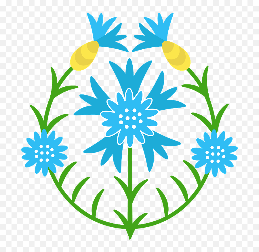Wildflower Clipart - Decorative Emoji,Wildflower Clipart