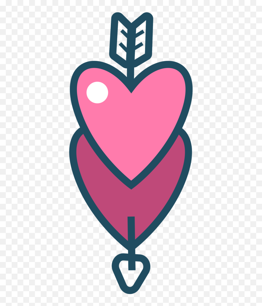 Free Heart With Arrow 1186879 Png With Transparent Background - Girly Emoji,Cute Arrow Png