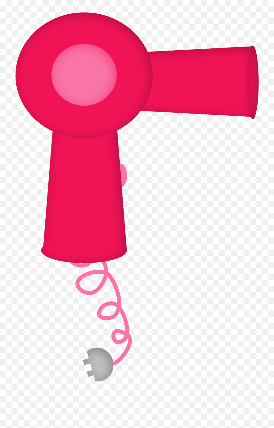 Pink Blow Dryer Clip Art - Hair Dryer Clipart Png Emoji,Blow Dryer Clipart