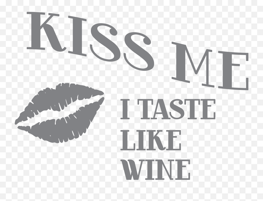 Download Kiss Me I Taste Like Wine - Red Lips Watercolor Painting Emoji,Kiss Mark Png