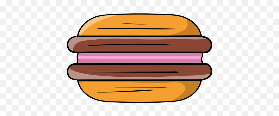 Sandwich Biscuit Cartoon - Sanduiche De Presunto Desenho Png Emoji,Sandwich Transparent