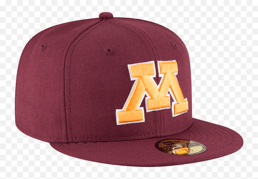 New Era Maroon M Logo 59fifty Fitted Hat - For Baseball Emoji,Mlb Logo Hat