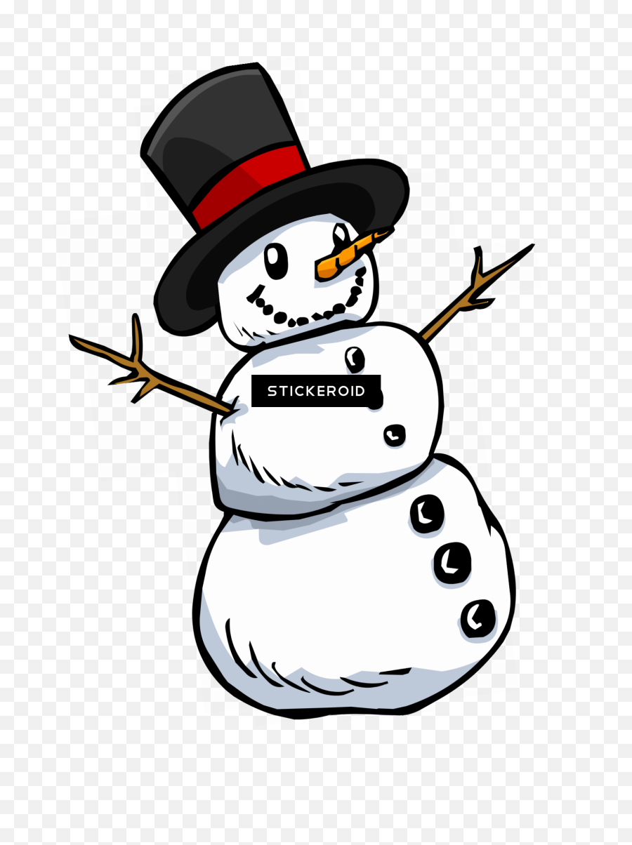 Download Snowman Clip Art Christmas - Transparent Snowman Clipart Emoji,Snowman Clipart