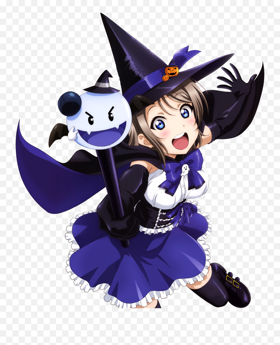 Watanabe You Halloween Thighhighs - Love Live You Watanabe Halloween Emoji,Love Live Transparent