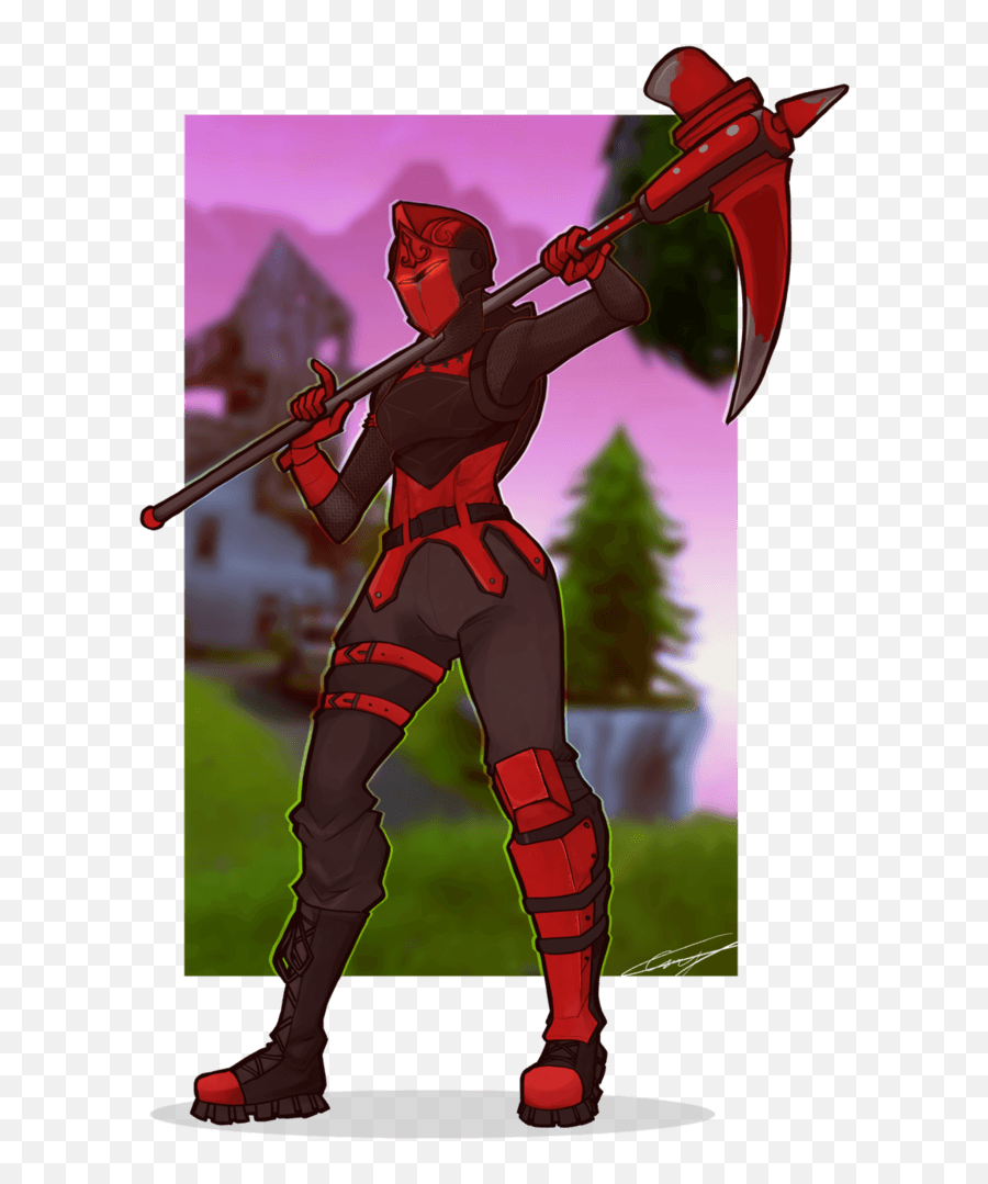 Red Knight Fortnite Skins Wallpaper - Fortnite Red Knight Fanart Emoji,Black Knight Fortnite Png