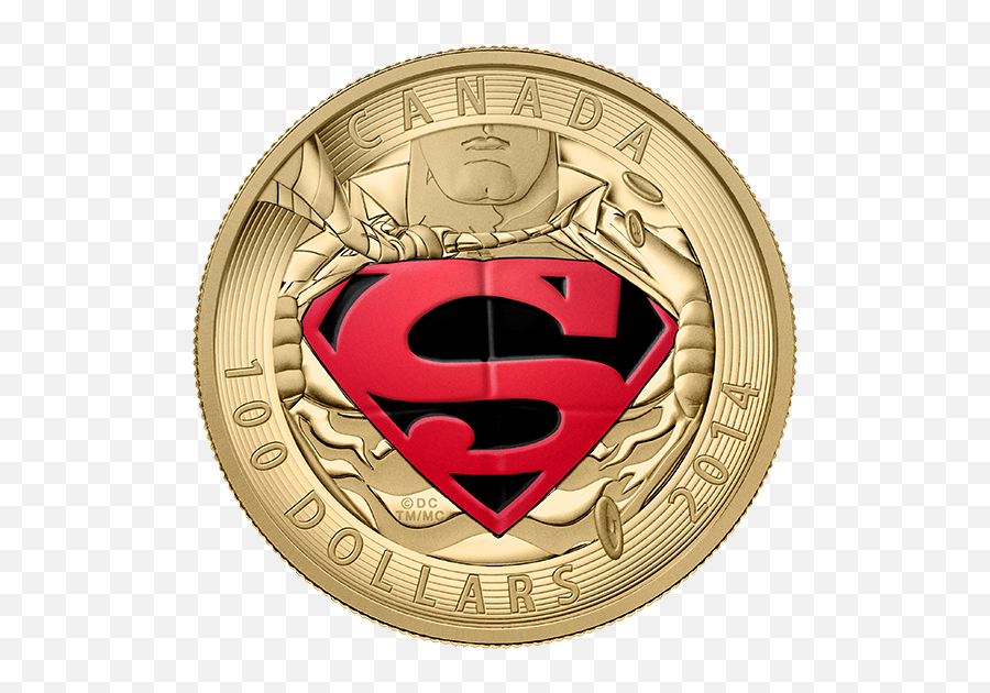 14 - Karat Gold Coin Iconic Superman Comic Book Covers Emoji,Superman Comic Png