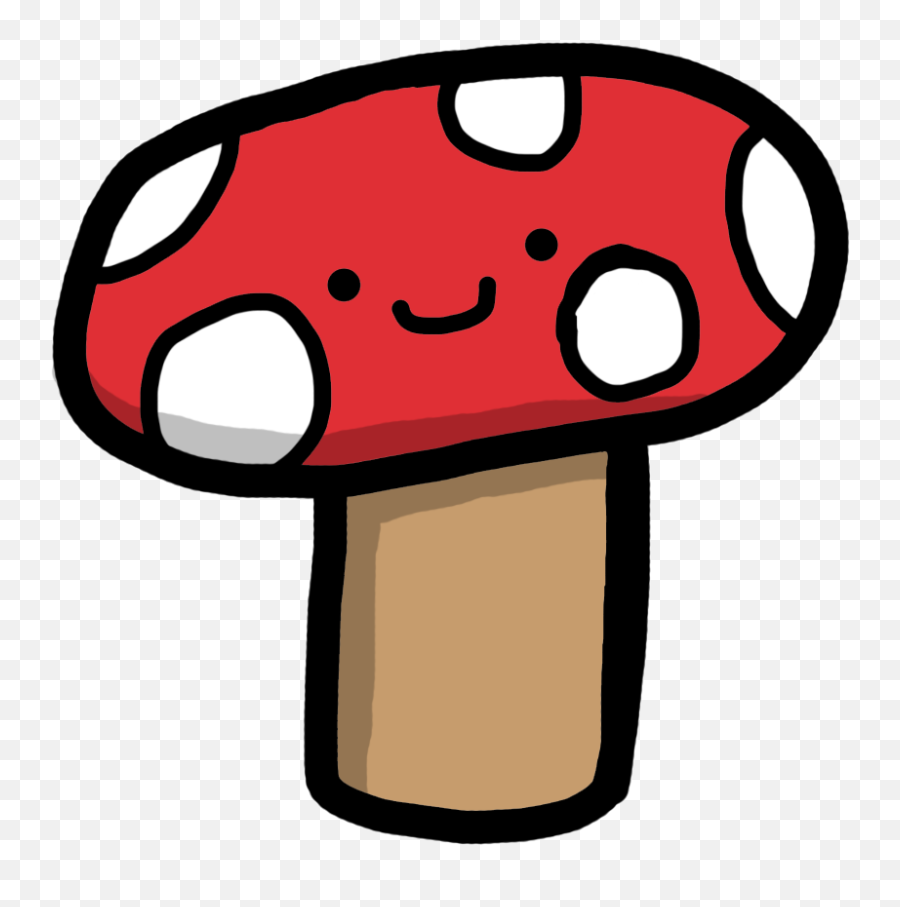 Fungus Drawing Cute - Cute Mushroom Transparent Clipart Emoji,Fungus Clipart