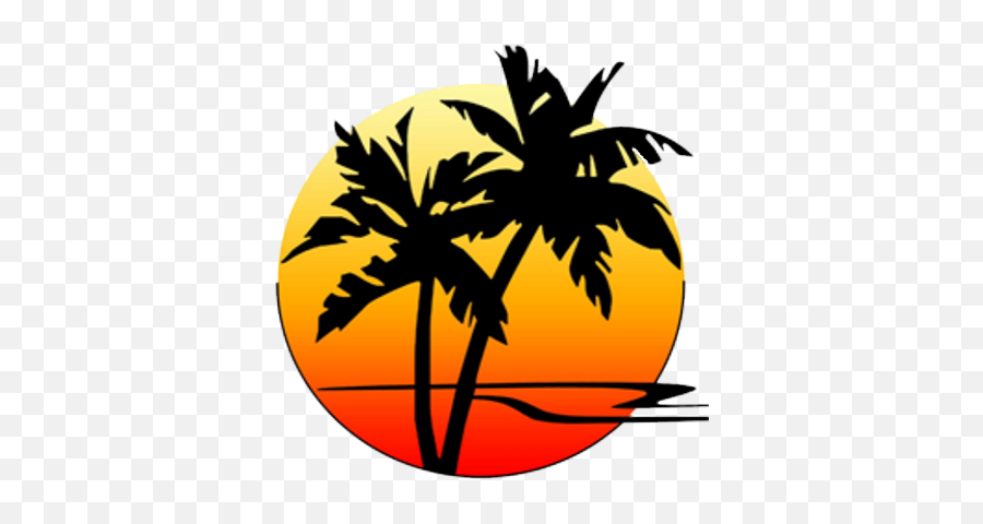 Palm Tree Vector Png Palm Tree Ailrines - Sun Shine State Sticker Emoji,Palm Tree Logo