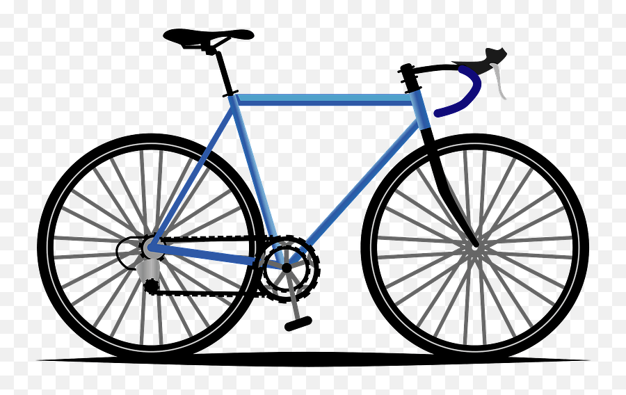 Road Bicycle Clipart Free Download Transparent Png Creazilla Emoji,Cycling Clipart