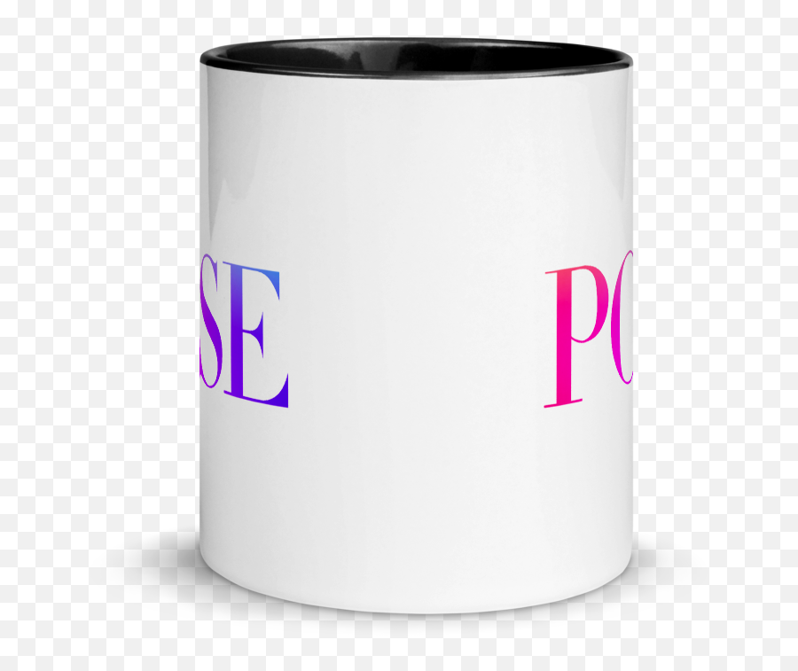Pose Rainbow Logo Two - Tone Mug Magic Mug Emoji,Rainbow Logo