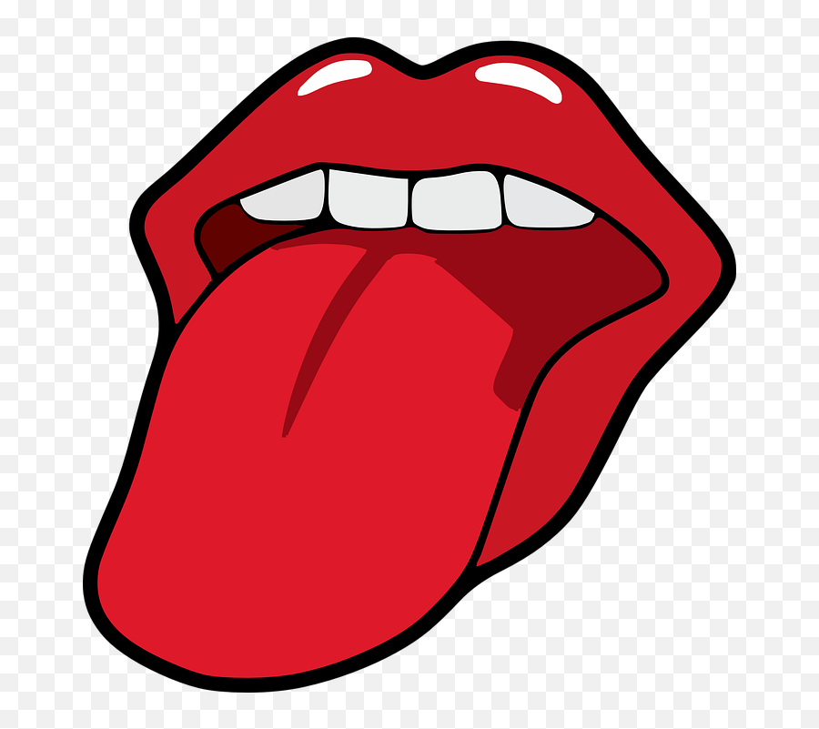 Taste Clipart Sense Organ Tongue - Sticker De Lengua Emoji,Tongue Clipart