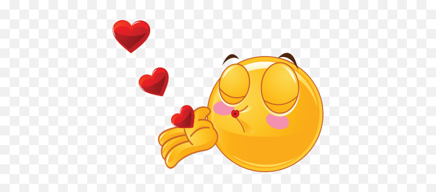 Kiss Smiley Png Image - Emoji Blowing Kisses,Kiss Png