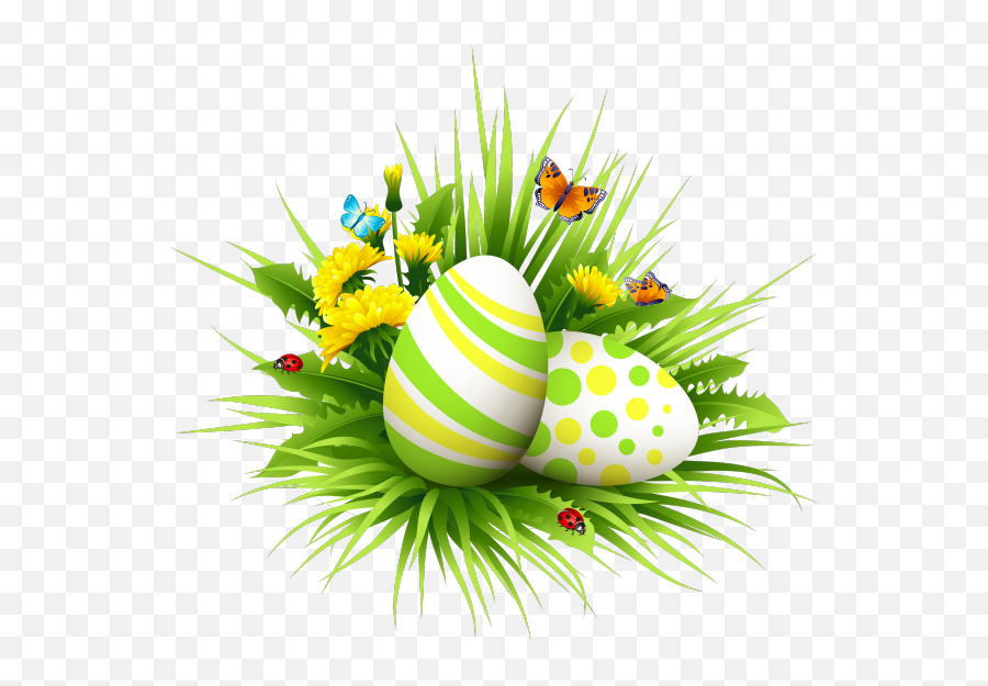 Easter Eggs In Grass Png - Easter Eggs Transparent Transparent Easter Background Png Emoji,Easter Eggs Png