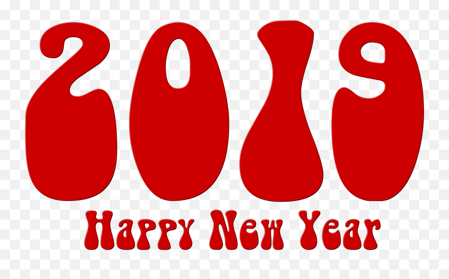 2019 Year Png - Transparent Happy New Year 2019 Png Banner Emoji,Happy New Year 2019 Png