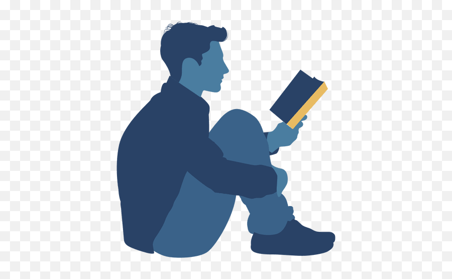 Man Reading Book Floor Silhouette Ad Affiliate - Polaria Emoji,Man Silhouette Png