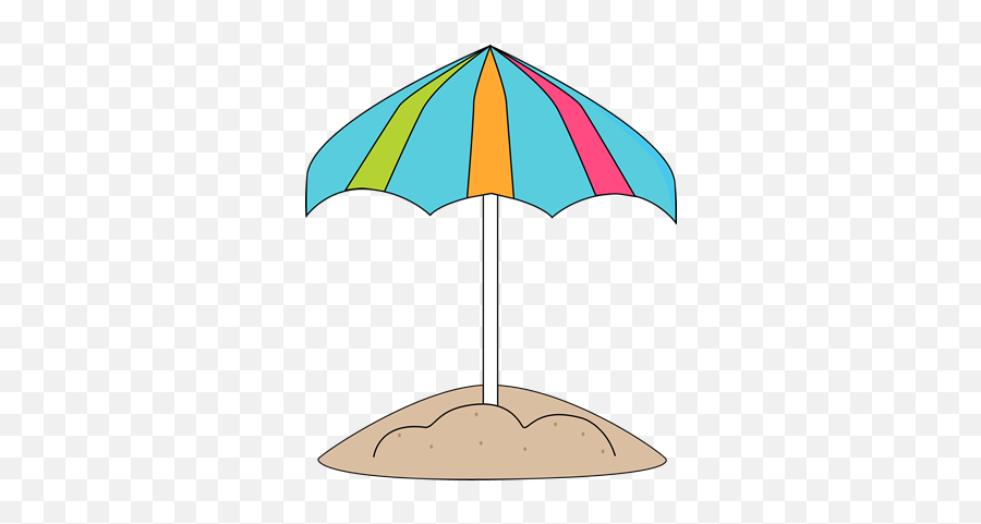 Free Beach Umbrella Clipart Download Free Clip Art Free - Cute Beach Umbrella Clip Art Emoji,Umbrella Clipart
