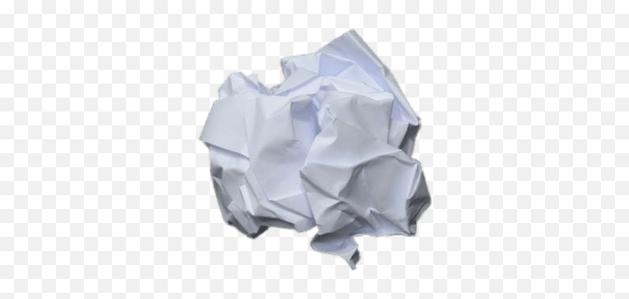 Crumpled Paper Ball Transparent Png - Crumpled Paper Png Emoji,Piece Of Paper Png