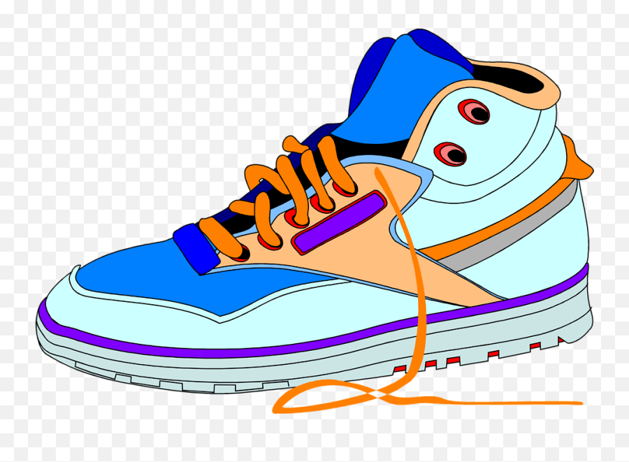 Free Sneaker Clip Art Pictures - Sneakers Clip Art Emoji,Shoes Clipart
