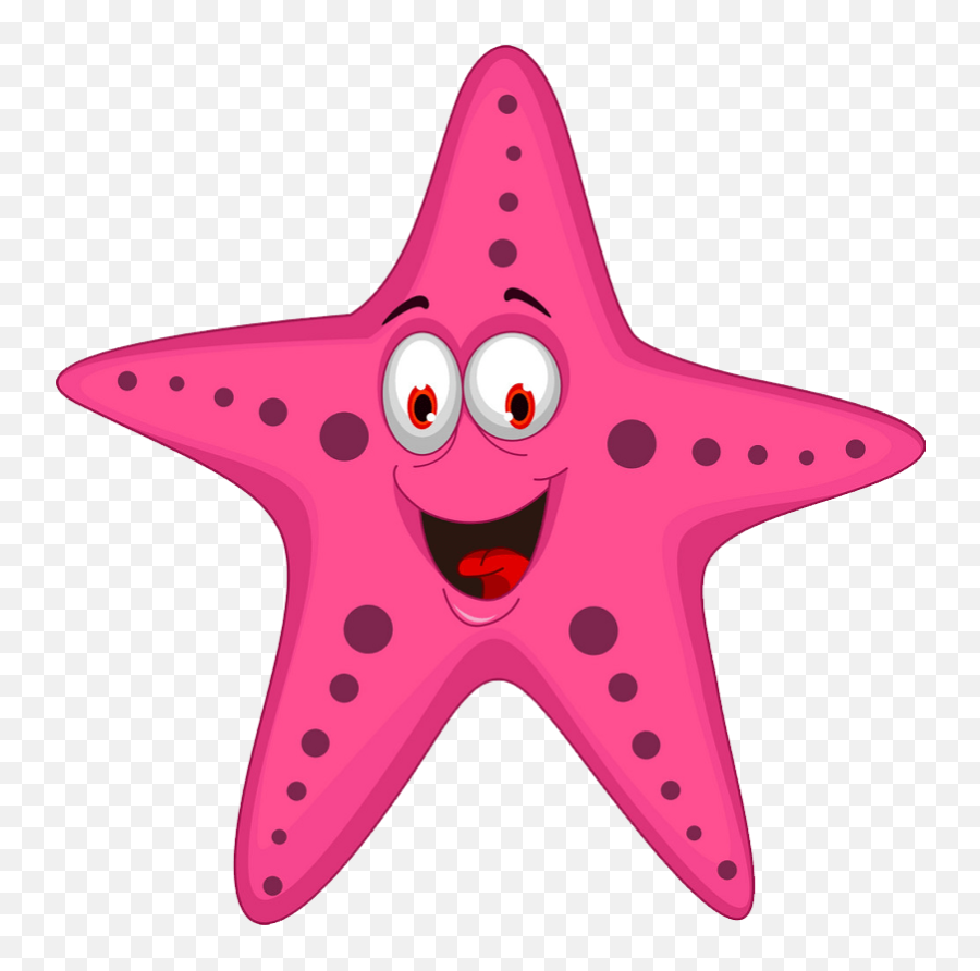 Starfish Clipart - Estrella De Mar Animados Emoji,Starfish Clipart