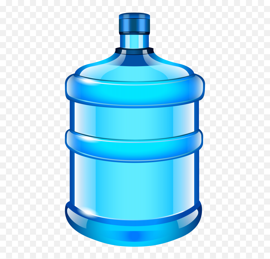 Large Water Bottle Png Clip Art - Large Water Bottle Clipart Emoji,Water Bottle Clipart