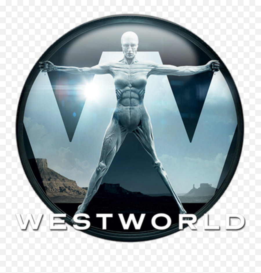 Westworld Logo Hbo Tv Series Sticker - Westworld Png Transparent Emoji,Hbo Logo