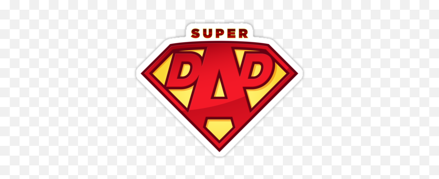 Super Dad Logos - Transparent Png Superman Logo Emoji,Super Dad Logo
