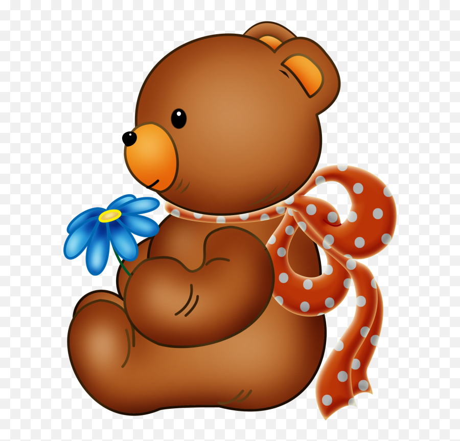 Download Hd Bear Clipart Bear Cartoon - Cute Clipart Bear Emoji,Brown Bear Clipart