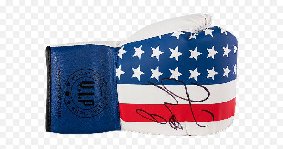 Floyd Mayweather Signed Vip Usa Flag Boxing Glove Emoji,Mayweather Png