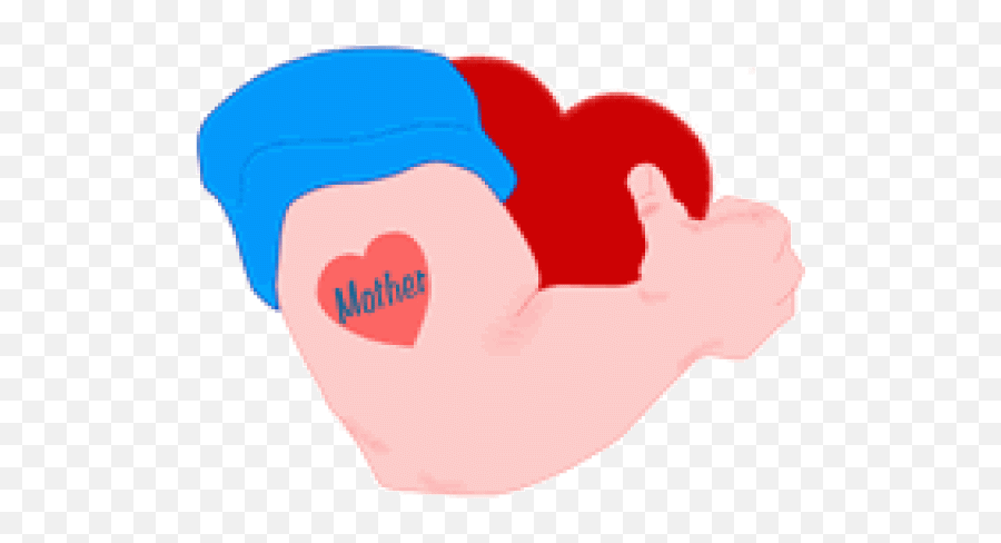 Heart Tattoos Clipart Arm Clipart - Mom Arm Tattoo Clipart Emoji,Mom Tattoo Png