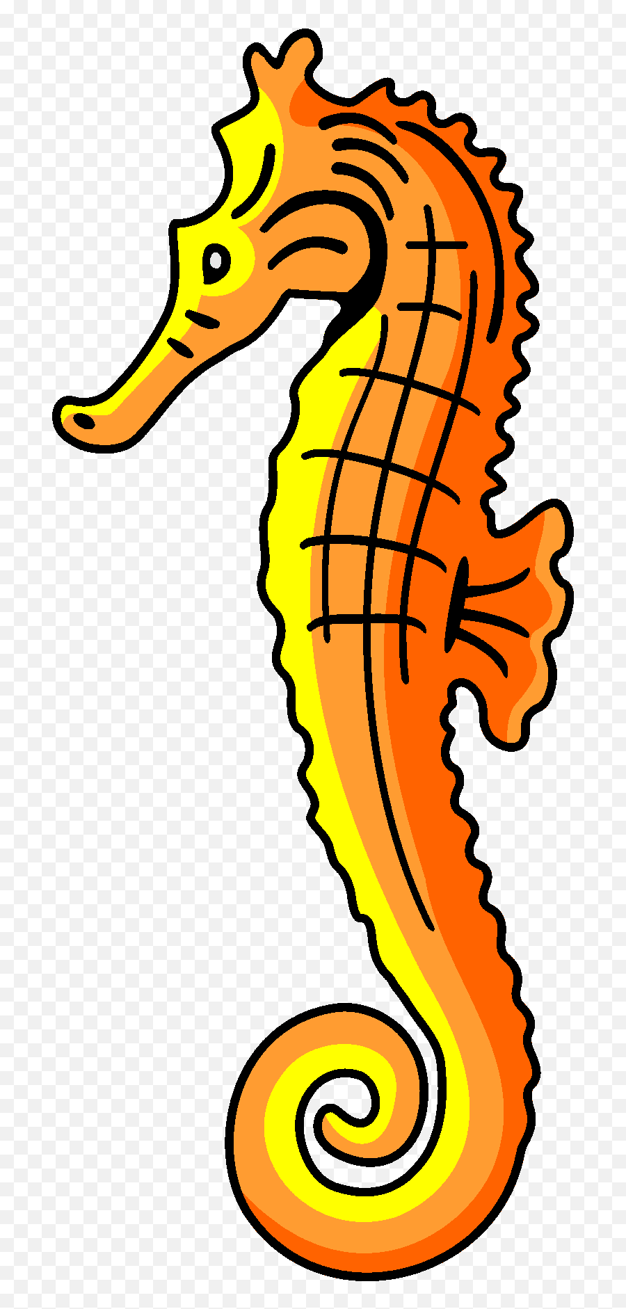 Seahorse Clipart 1 - Sea Horse Clipart Emoji,Seahorse Clipart