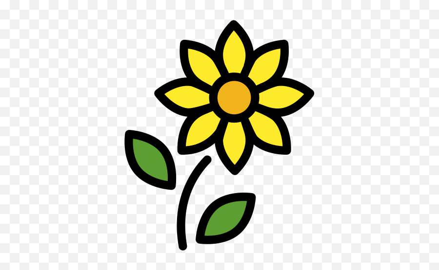 Sunflower - Emoji Meanings U2013 Typographyguru,Transparent Flower Emoji