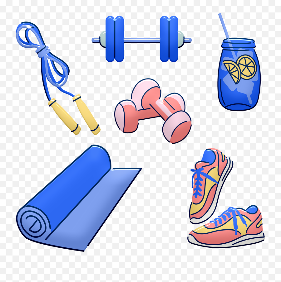 The Challenges Of Home Workouts - Exercise Equipments Emoji,Workout Clipart