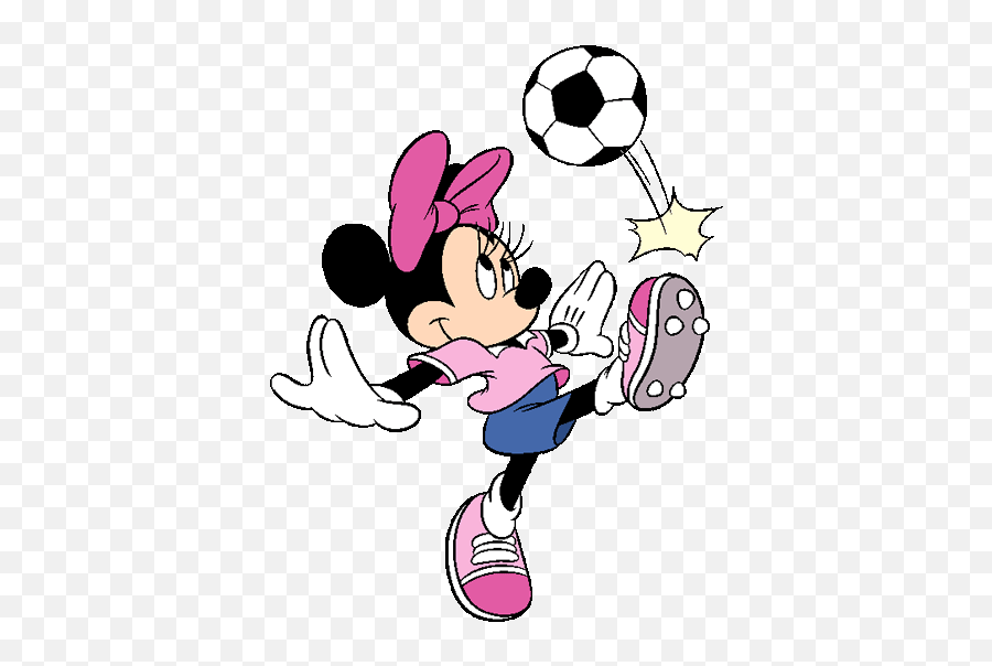 Minsoccer1 Minnie Mouse Clipart Minnie Mouse Pictures Emoji,Sports Clipart Black And White