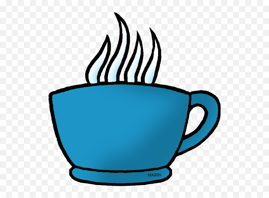 Blue Coffee Cup Clipart - Clip Art Library Emoji,Coffee Mugs Clipart