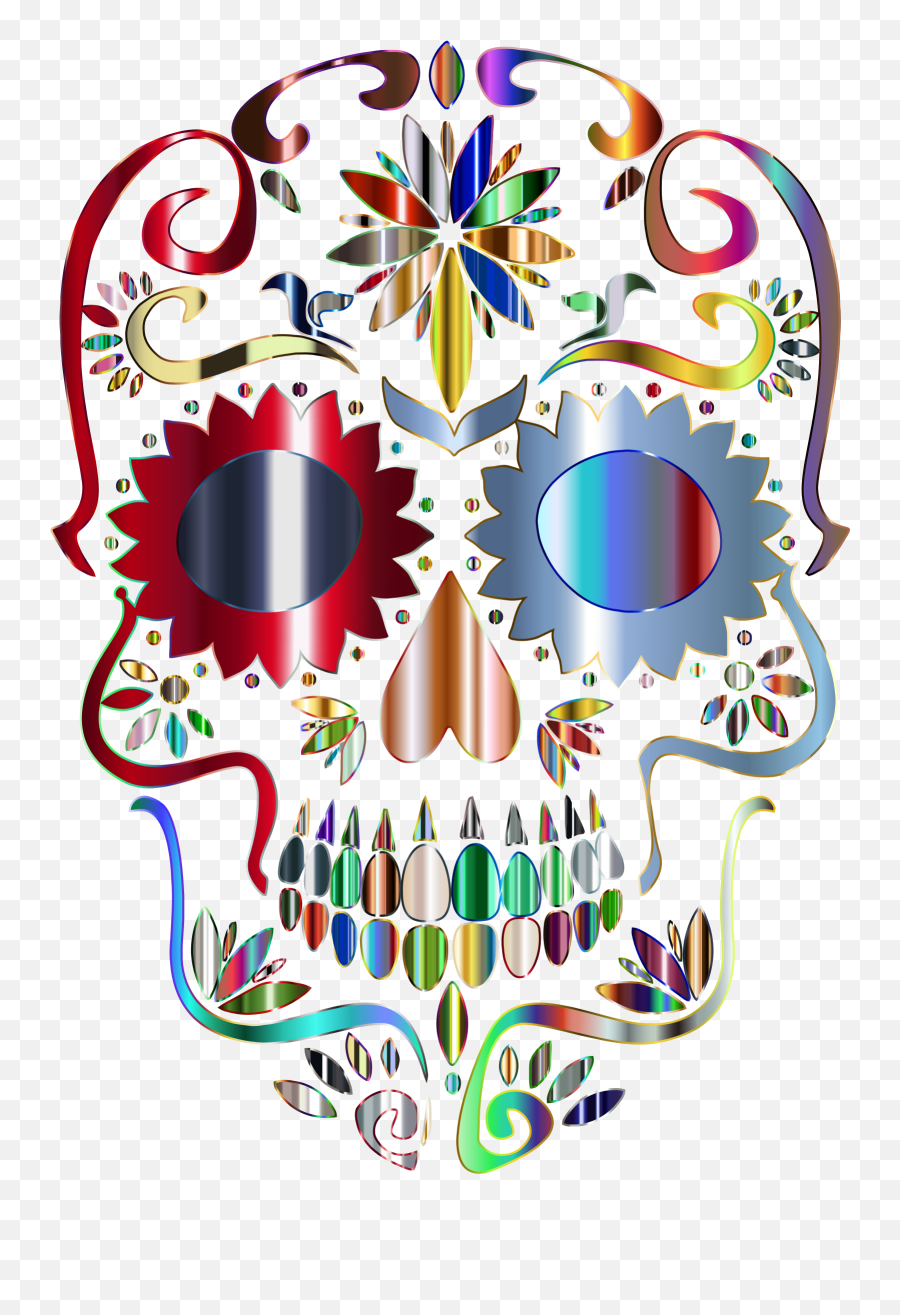Dead Samsunggalaxy S5 Phone Png Image - Transparent Wallpaper Colorful Sugar Skull Emoji,Sugar Skull Clipart