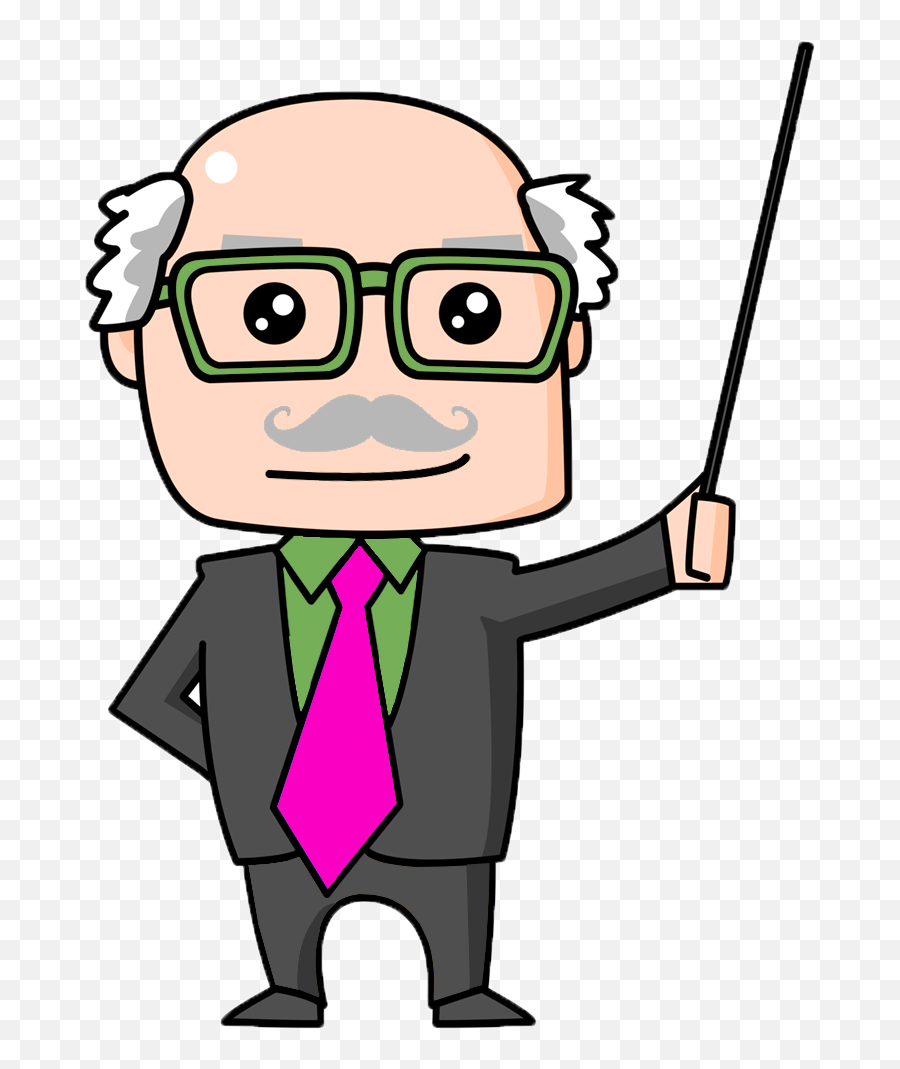Transparent Background Teacher Png - Teacher Animated Man Transperent Emoji,Teachers Clipart
