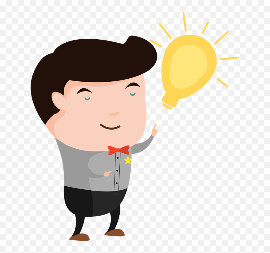 Man With Idea Clipart Clipart Images - Persona Pensando Animado Png Emoji,Idea Clipart