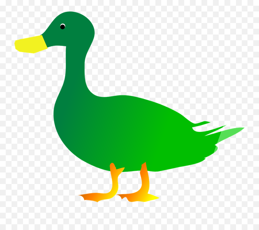 Download Green Duck Svg Downloads - Green Duck Clipart Emoji,Duck Clipart