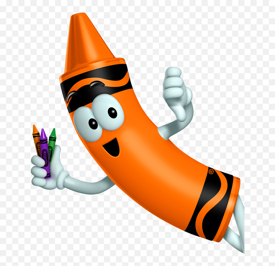 Crayon Sharing - Orange Crayon Clipart Emoji,Crayon Clipart