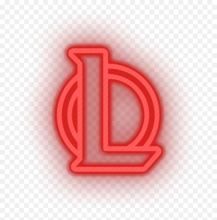 Led Neon Decor - Vertical Emoji,League Of Legends Logo