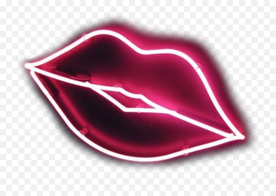 Lips Kiss Png - Kiss Neon Png Emoji,Kiss Png