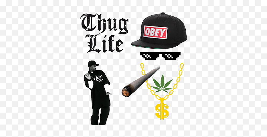 Thug Life Transparent Png Images - Thug Life Cut Out Emoji,Thug Life Glasses Png
