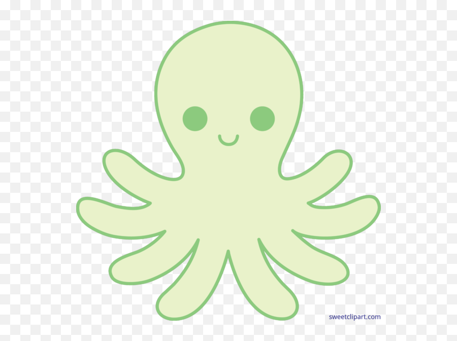 Octopus Clipart Head Octopus Head - Animated Cute Cartoon Octopus Emoji,Octopus Clipart