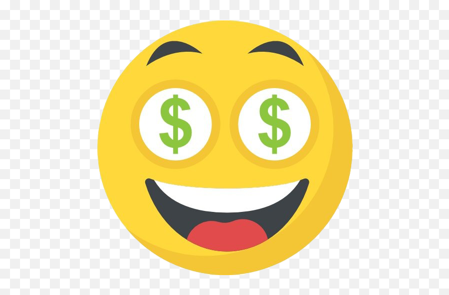 Money Emoji Transparent Image - Emoji With Dollar Eyes,Money Emoji Png