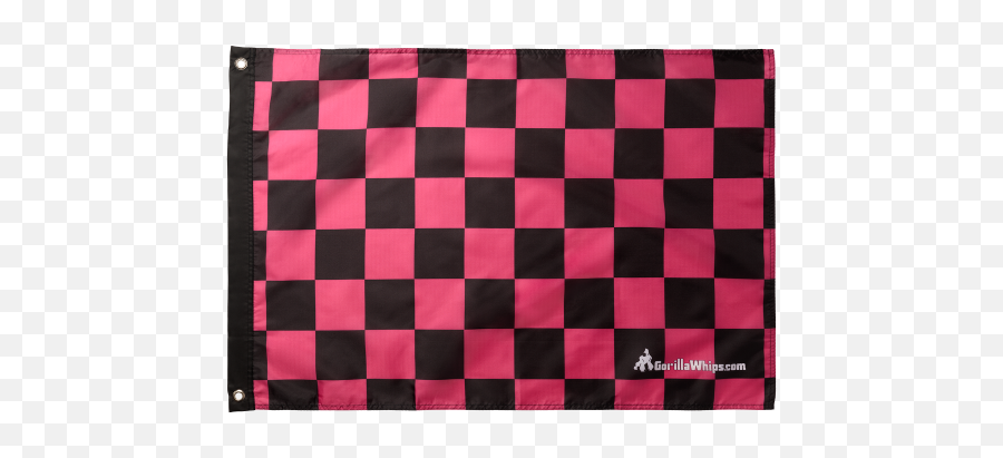 Pink Checkered 2u0027 X 3u0027 Safety Flag W Black Or White 38 X 6u0027 Whip - Chess Deck Setup Emoji,Checkered Flag Png