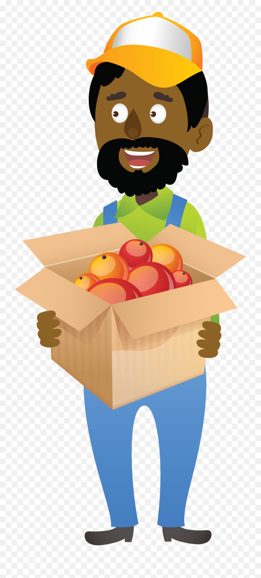 He Is 40 Years Old And Is A Crop Farmer Clipart - Full Size 40 Years Old Farmer Emoji,Crops Clipart
