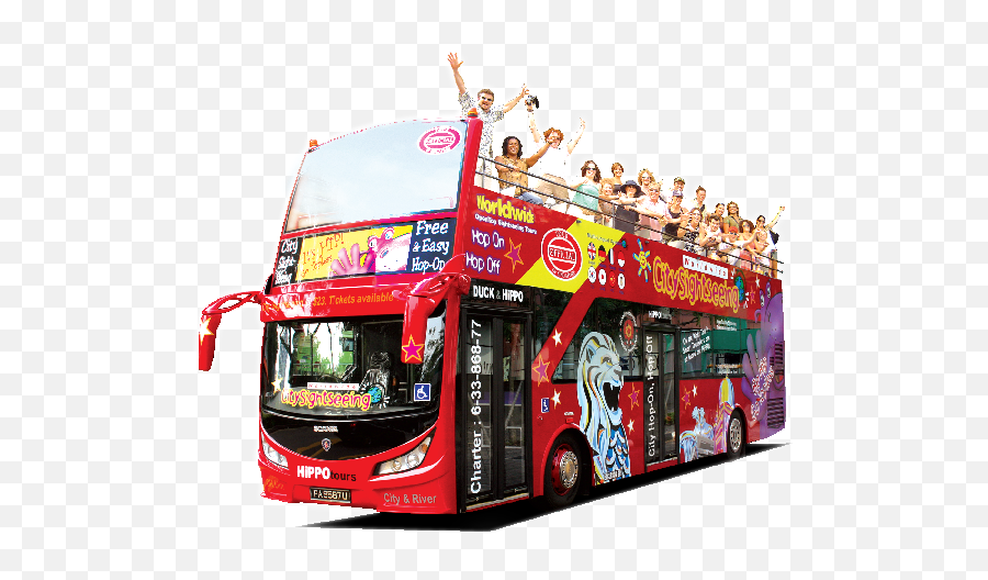 Download City Studios Singapore Bus Universal Tour Duck - Sightseeing Tours Clipart Png Emoji,Universal Clipart