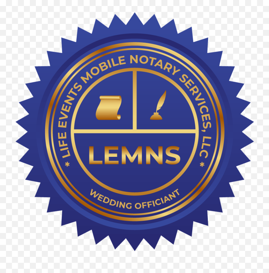 Mobile Notary - Red Emboss Seal Emoji,Notary Public Logo