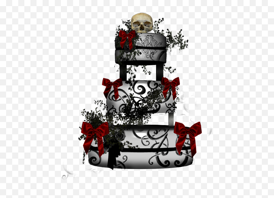 Gothic Wedding Cake Gothic Cake - Gothic Wedding Cake Designs Emoji,Wedding Cakes Clipart